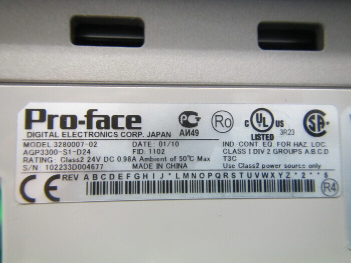 1PC？PROFACE AGP3400-T1-D24タッチパネルAGP3400T1D24 HMI