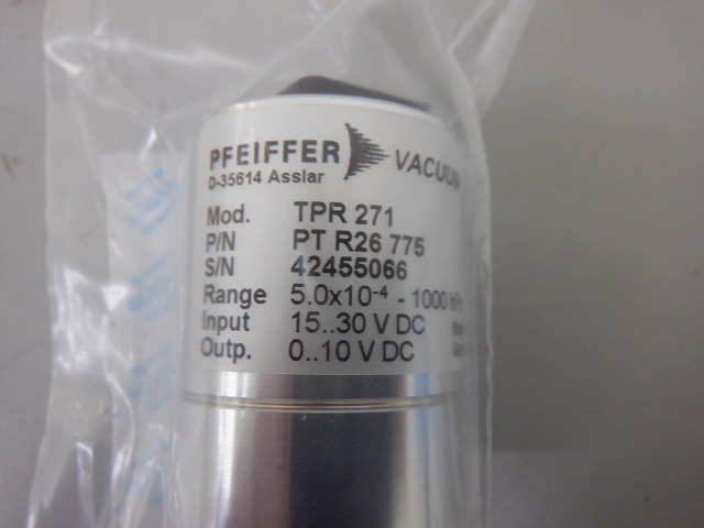 Pfeiffer TPR271 vacuum gauge 상세 이미지 - ASKINDEX 코리아