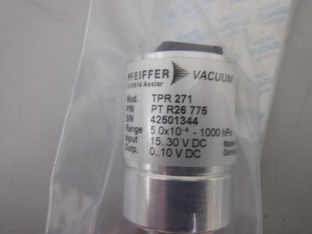 Pfeiffer TPR271 vacuum gauge 상세 이미지 - ASKINDEX 코리아