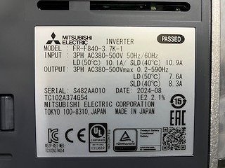 Mitsubishi Electric FR-840-3.7K-1 inverter 상세 이미지 - ASKINDEX 코리아