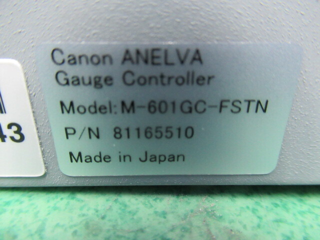 Anelva M-601GC Vacuum gauge (set) 상세 이미지 - ASKINDEX 코리아