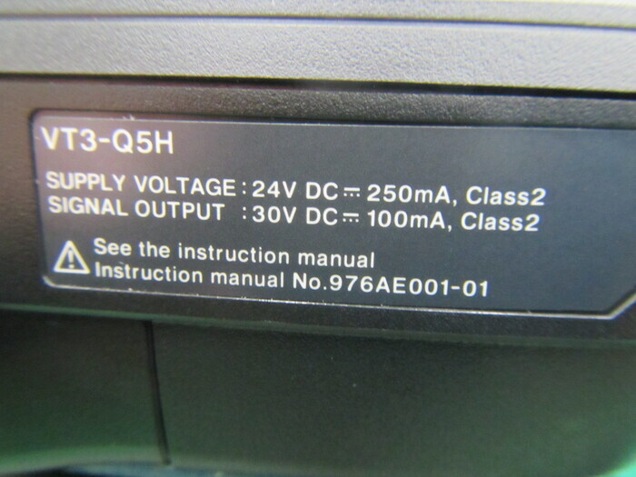 Keyence VT3-Q5H touch panel 상세 이미지 - ASKINDEX 코리아