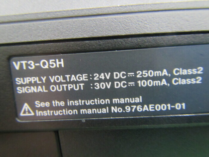 Keyence VT3-Q5H touch panel 상세 이미지 - ASKINDEX 코리아