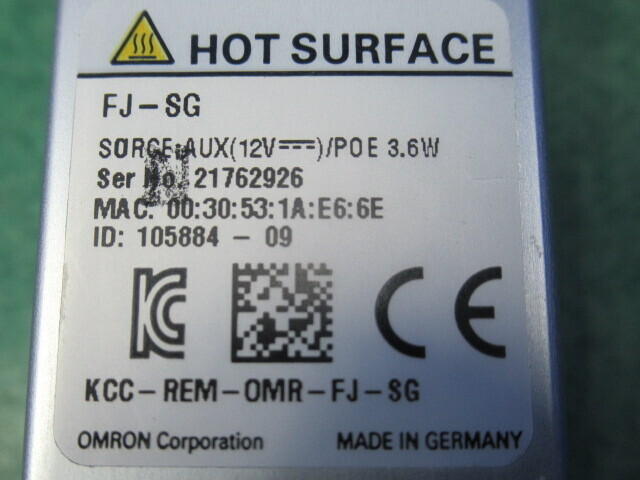 Omron FJ-SG Digital camera (monochrome) 상세 이미지 - ASKINDEX 코리아