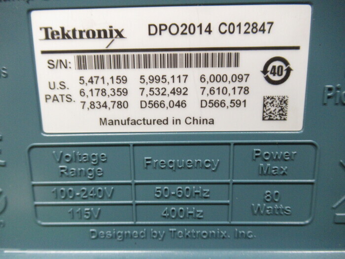 Tektronix DPO2014 oscilloscope 상세 이미지 - ASKINDEX 코리아