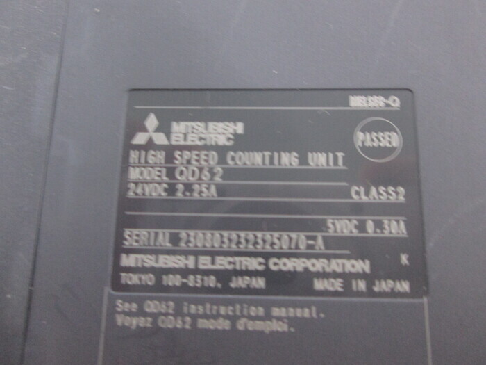 Mitsubishi Electric QD62 PLC high-speed counter unit 상세 이미지 - ASKINDEX 코리아